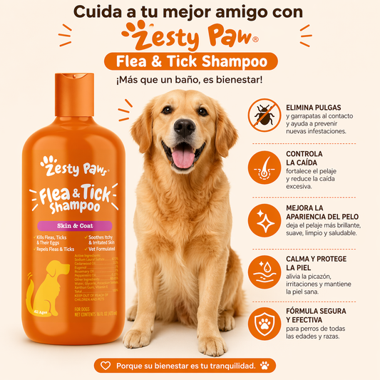 SHAMPO ANTIPULGAS⭐⭐⭐-