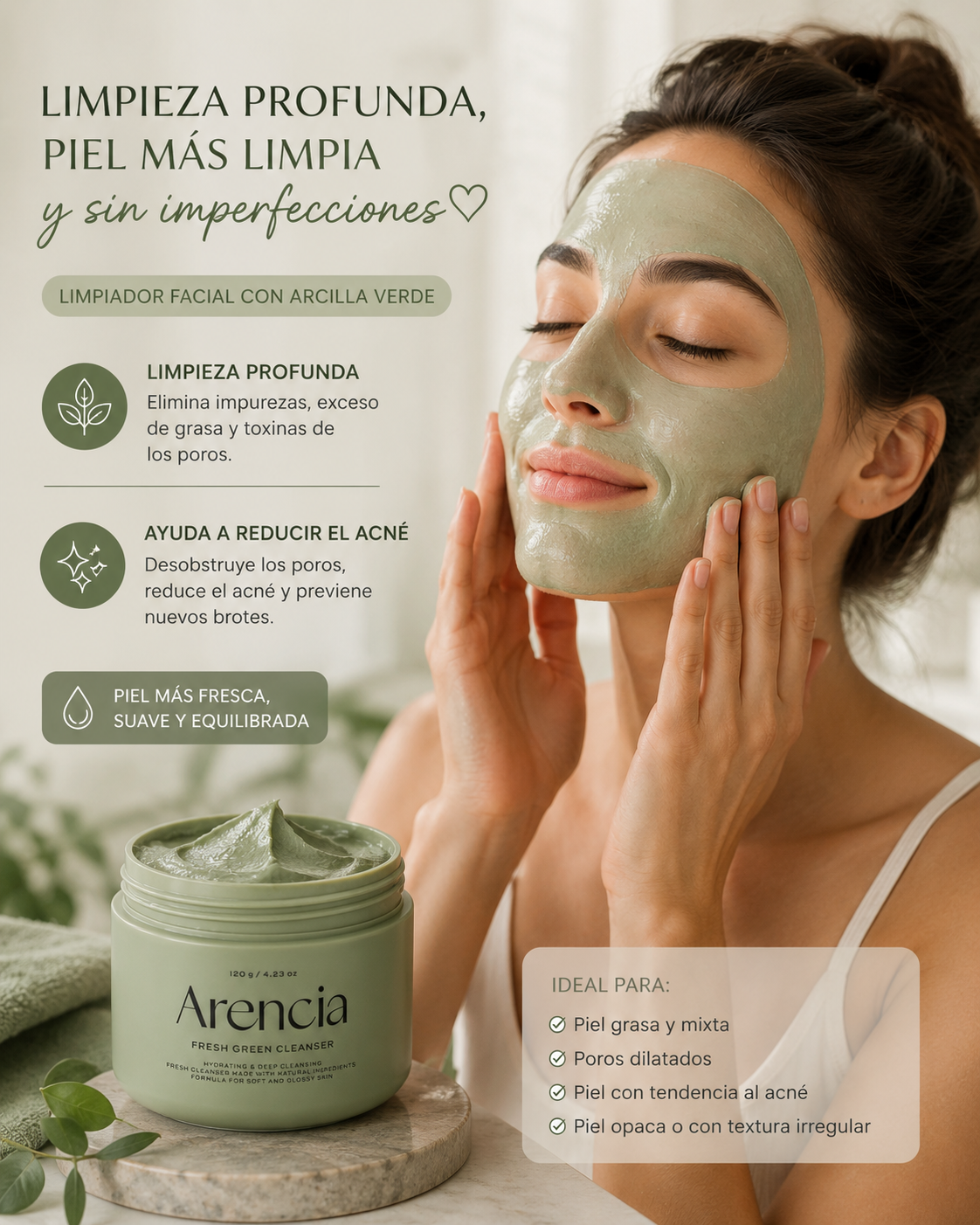 ARENCIA - “Menos acné, más seguridad ✨”